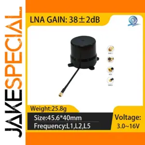 High-Precision GNSS Antenna for UAVs and Navigation