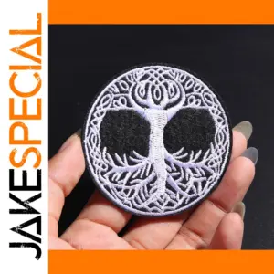Punk Style Tree of Life 7 cm Patch
