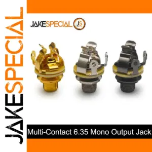 Professional 6.35mm Mono Output Jacks Set