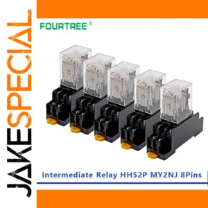 5Set DPDT Mini Relay Switch with Base