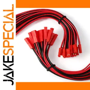 ELEABC 10-Pair JST Male and Female Connector Set