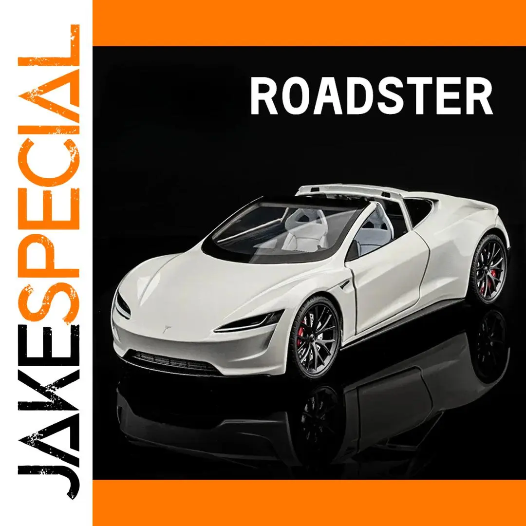 White 1:24 Diecast Roadster Sport Model 1 White 1:24 Diecast Roadster Sport Model