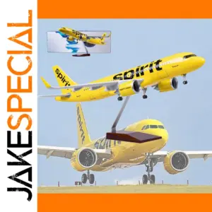 Vibrant Yellow Airbus A320 Model 1/80 Scale