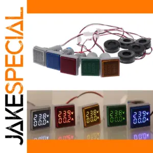 Digital Voltmeter and Ammeter for Electrical Panels