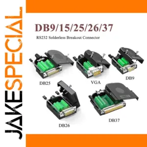 Durable Solderless D-Sub Connector Set for RS232