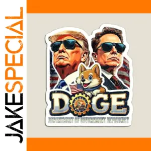 Patriotic Cartoon Magnet with U.S. Presidents