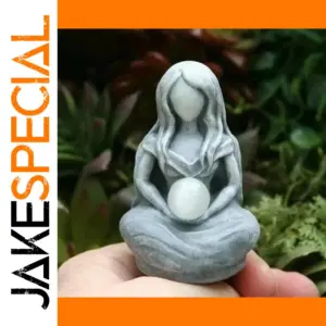 Moon Goddess Resin Sculpture for Spiritual Unity