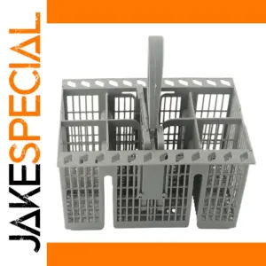 Gray Dishwasher Cutlery Basket for Multiple Models