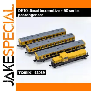 Vibrant Yellow TOMIX Model Train Set