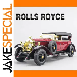 Vintage Red Rolls Royce Phantom Model 1:24 Scale