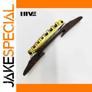 Gold Finish Jazz Electric Guitar Bridge Set