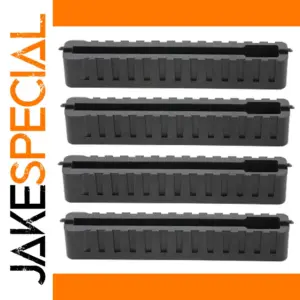 Black PVC Windsurfing Trough Plugs (Set of 4)