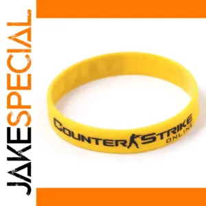 CS GO Silicone Wristband in Yellow