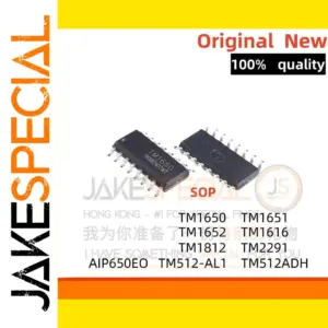 Digital IC Chips and Regulators Set for Electronic Projects