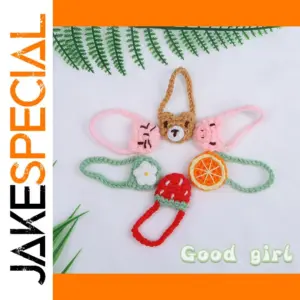Colorful Crochet Animal Accessories Collection