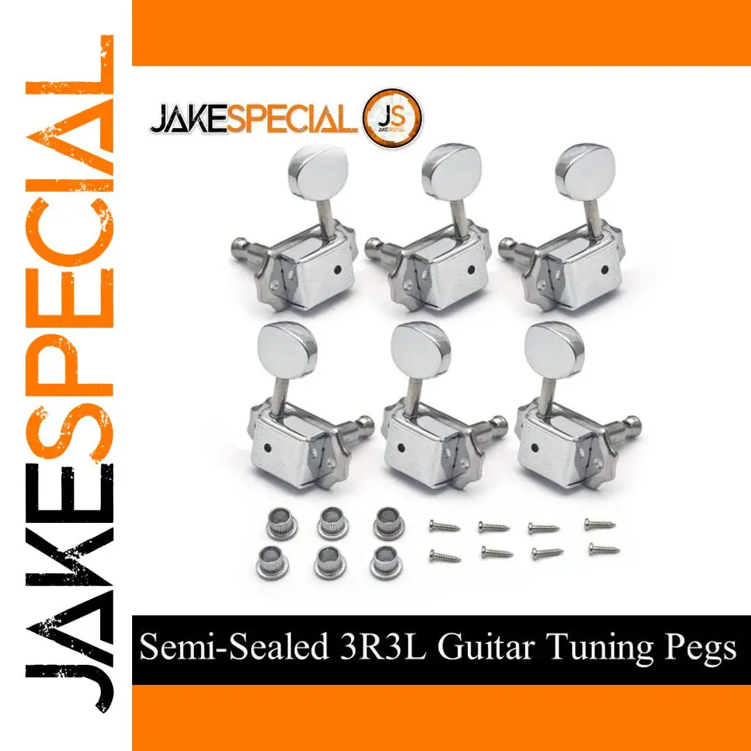 Vintage-Style Guitar Tuning Peg Set (6 pcs) 1 Vintage-Style Guitar Tuning Peg Set (6 pcs)