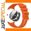Vibrant Orange Silicone Strap for Galaxy Watch 8