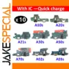 Samsung A10s-A70s Charging Flex Cable Set (10 Pieces)