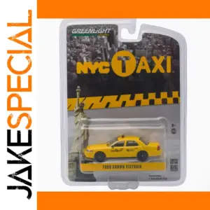 Vibrant NYC Taxi Diecast Model 1/64