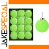 Vibrant Green Velvet Christmas Ornaments Set