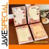 Panda and Capybara Sticky Note Set (4 Pieces)