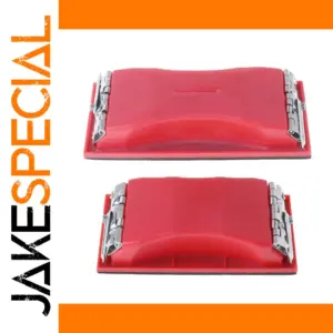 Red Durable Sandpaper Holder for Projects