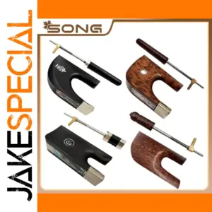 Elegant Double Bass Frog with Abalone Inlay