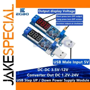 Adjustable DC-DC USB Power Supply Module