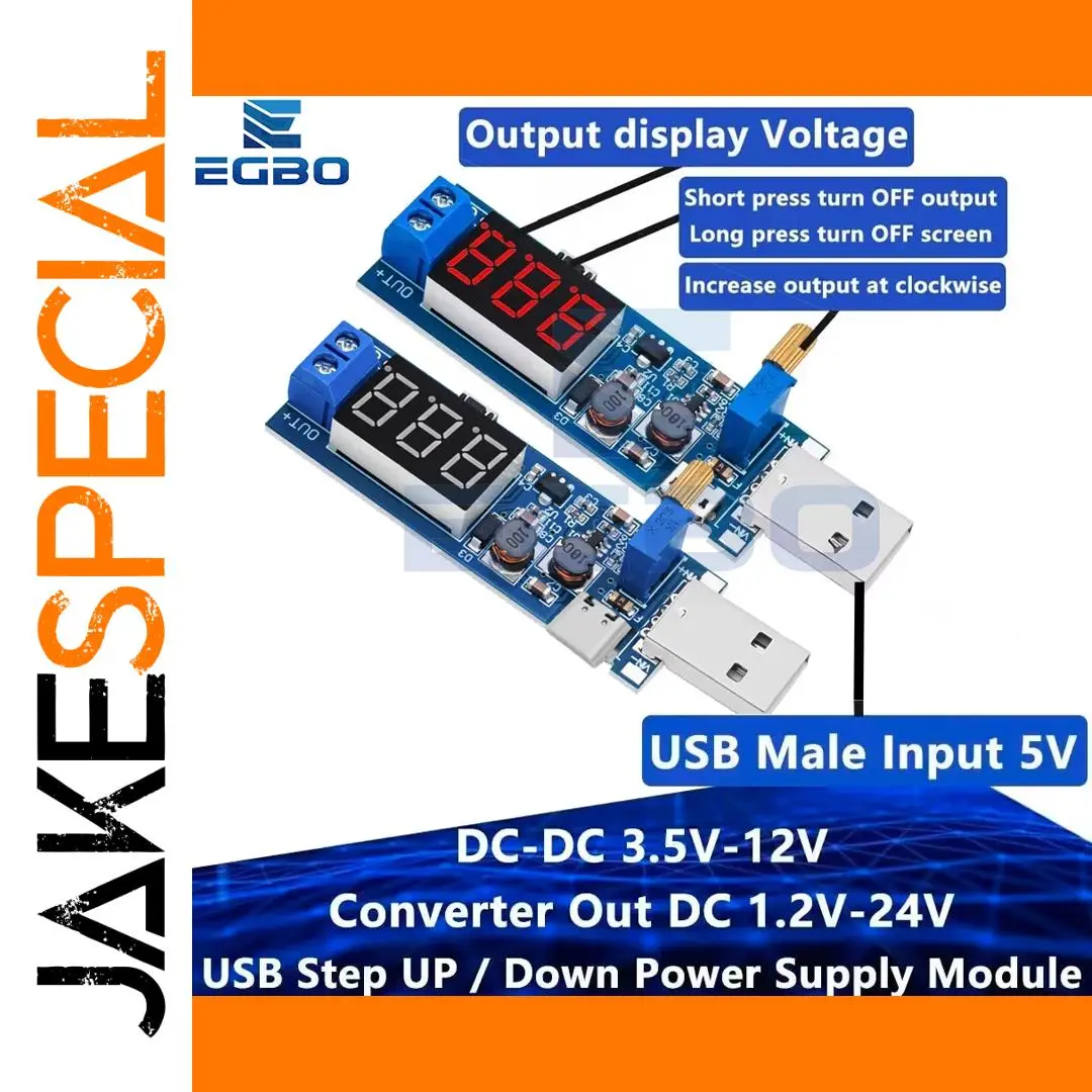 Adjustable DC-DC USB Power Supply Module 1 Adjustable DC-DC USB Power Supply Module