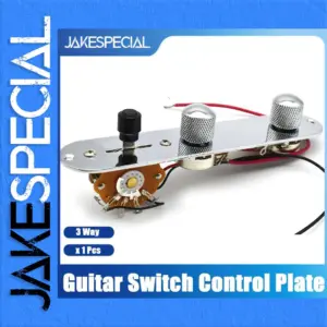 Chrome Guitar Control Plate for TL Guitars