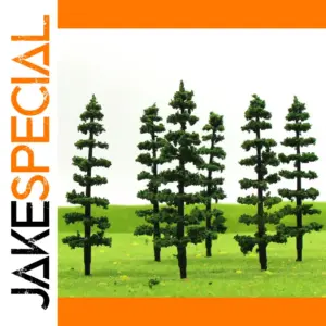 80 HO Scale Miniature Fantasy Trees for Layouts