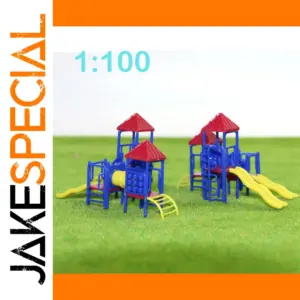 Vibrant TT Scale Playground Set for Model Railways