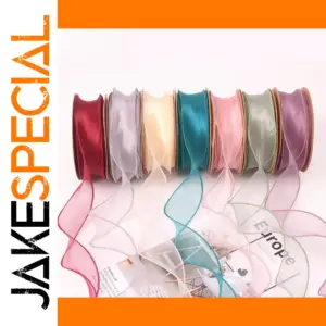 Elegant 8.5-Yard Cotton Voile Ribbon