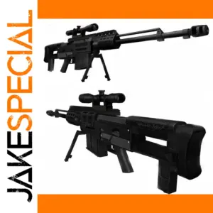 Realistic AS50 Sniper 3D Paper Model for Adults