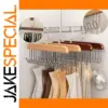 Solid Wood Multi-Hook Closet Organizer
