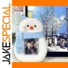 Plush Snowman Card Holder - Festive Tiny Storage