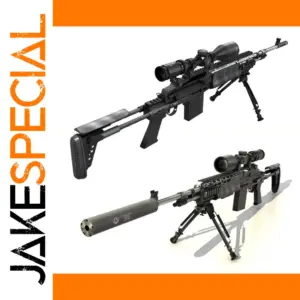 Paper Model Kit of M39 EMR Battle Assault