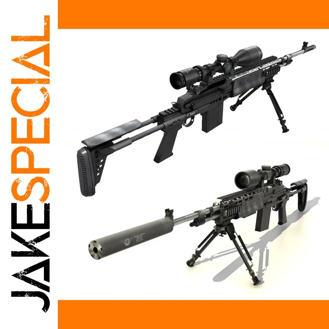 Paper Model Kit of M39 EMR Battle Assault 1 Paper Model Kit of M39 EMR Battle Assault