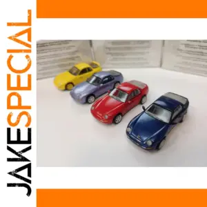 Vibrant 1/87 Scale Plastic Car Set