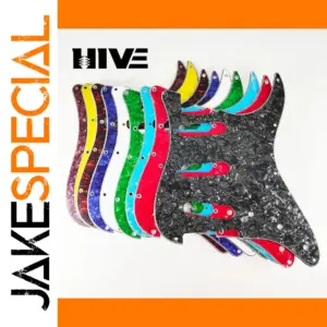 Vibrant PVC Guitar Pickguard in 9 Colors