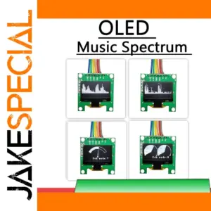OLED Music Spectrum Display Analyzer
