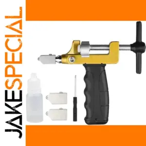 Elegant Gold 2-in-1 Tile and Glass Cutter Set