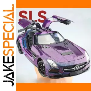 Purple Glitter Miniature Car Model 1:24 Scale