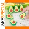 Adorable Avocado Eraser Set for Stationery