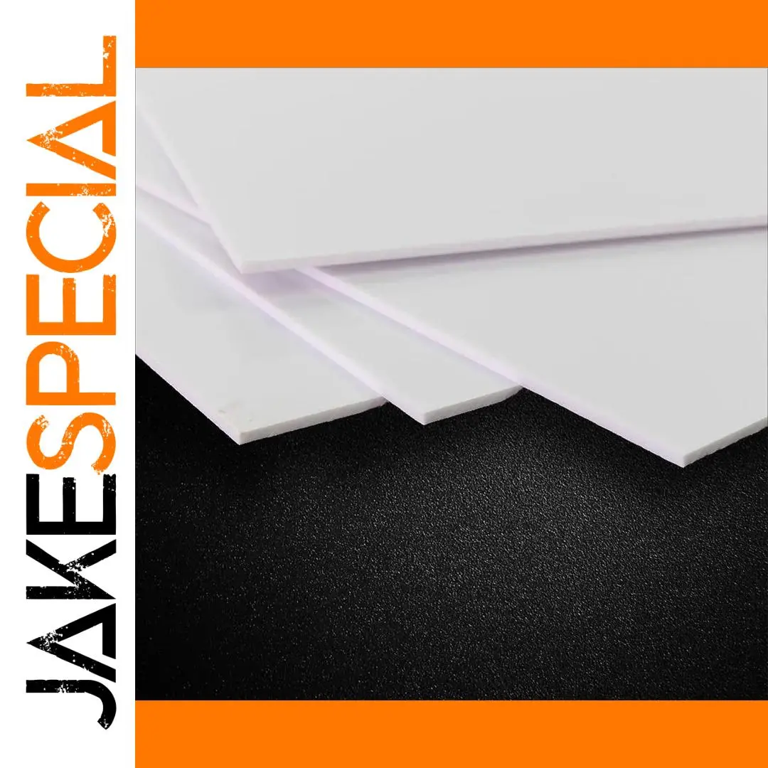White Styrene Sheets for Models and Crafts 1 White Styrene Sheets for Models and Crafts