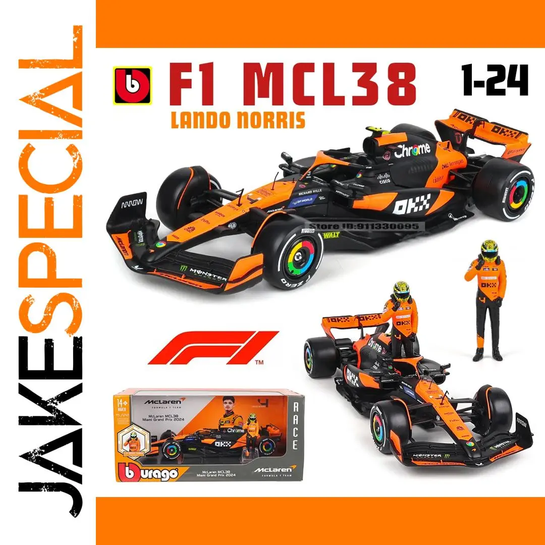 2024 McLaren F1 Model Car 1:24 Scale 1 2024 McLaren F1 Model Car 1:24 Scale