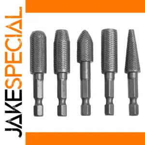 Rotary Steel File Set with Hex Shank