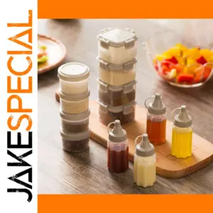 Colorful Mini Squeeze Bottles for Food Storage