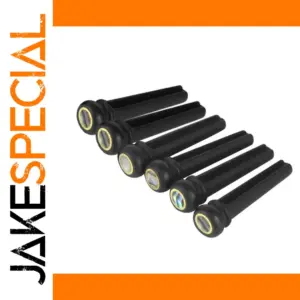 Ebony Folk Guitar String Nails Set 5.3mm for 40-42in