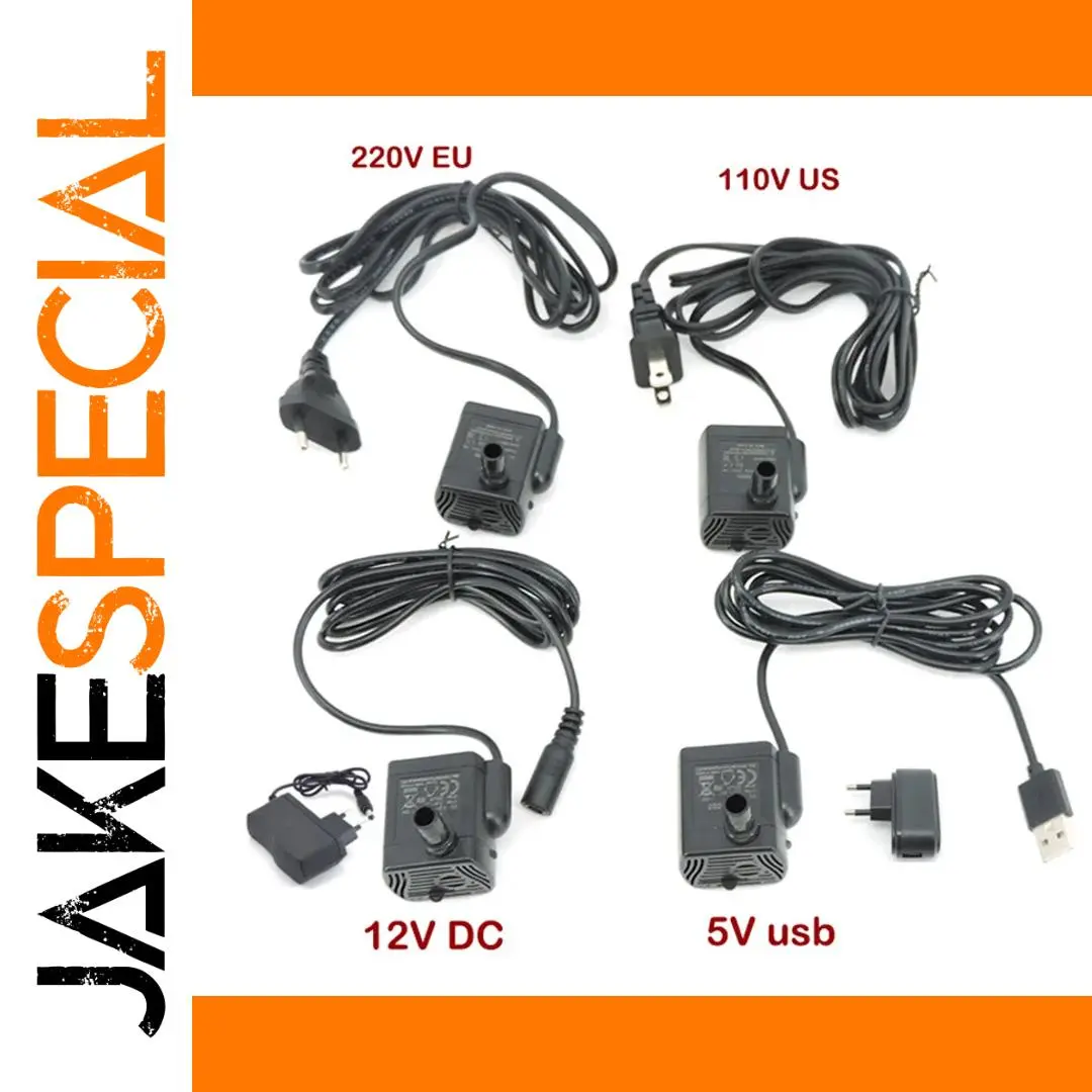 Waterproof Brushless Water Pump 200-400L/h, 5-10W 1 Waterproof Brushless Water Pump 200-400L/h, 5-10W